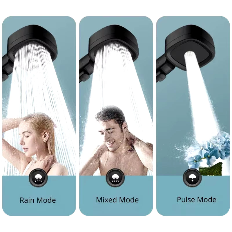 Xiaomi High-Pressure Shower Head with 3 Adjustable Modes - Water-Saving Massage Sprayer for Bathroom Use