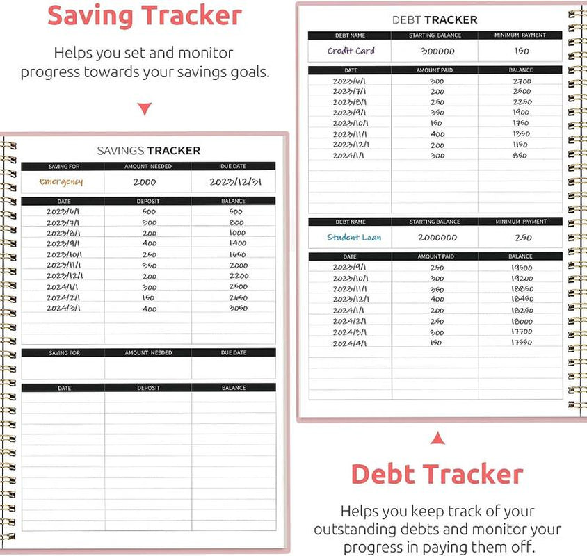 Master Your Finances: 2023-2024 Monthly Budget Planner & Expense Tracker