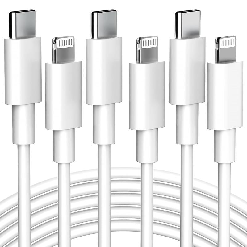 6Ft USB C Charging Data Cable, Flash Charging Cable, 15W Fast Charging PD 2.0 Data Cable Compatible with Iphone 14 13 12 11 Pro / Pro Max XS XR, Smartphone Charging Accessories