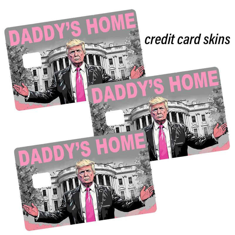 Trump 2024 Waterproof Credit Card Skin - Stylish Debit Card Cover for MAGA Fans, Perfect for Christmas!