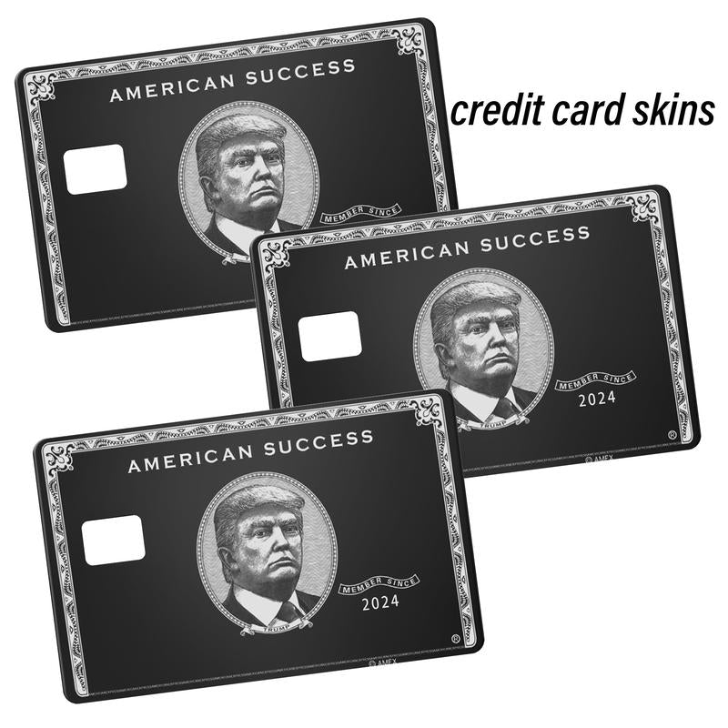 Trump 2024 Waterproof Credit Card Skin - Stylish Debit Card Cover for MAGA Fans, Perfect for Christmas!