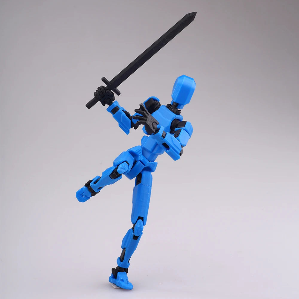 Multi-Jointed Movable Shapeshift Robot 2.0 3D Printed Mannequin Dummy 13 Action Figures Toys Kids Adults Parent-children Games