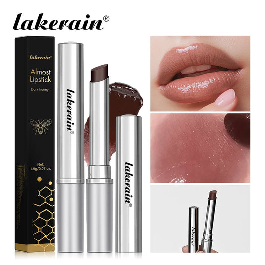 Black Honey Lipstick Long Lasting Moisturizing Natural Lip Plumper Makeup Lip Plumping Gloss Cosmetics Exfoliating for Lip