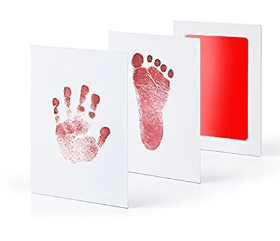 2/4pc Baby Handprint Footprints Ink Pads Safe Non-toxic No-Touch Skin Inkless Inkpad Kits Pet Cat Dog Paw Prints Souvenirs Gifts