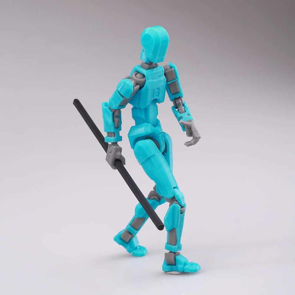 Multi-Jointed Movable Shapeshift Robot 2.0 3D Printed Mannequin Dummy 13 Action Figures Toys Kids Adults Parent-children Games