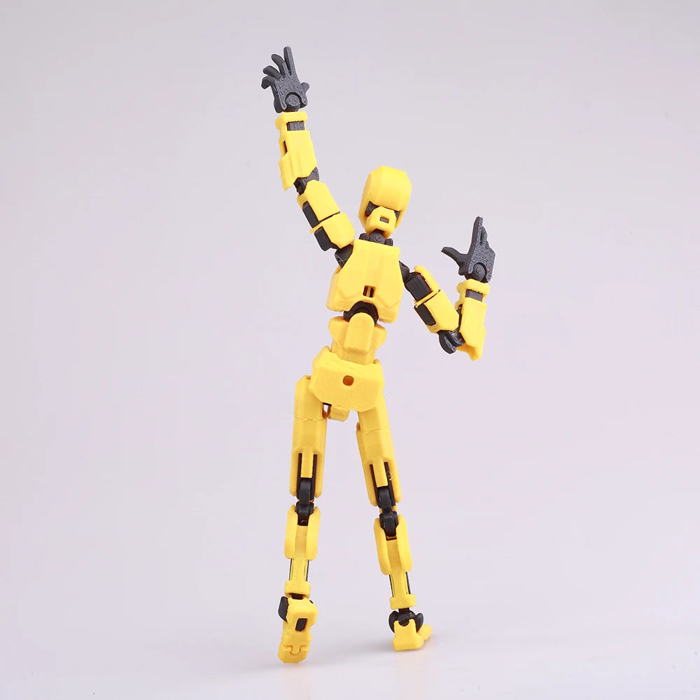 Multi-Jointed Movable Shapeshift Robot 2.0 3D Printed Mannequin Dummy 13 Action Figures Toys Kids Adults Parent-children Games