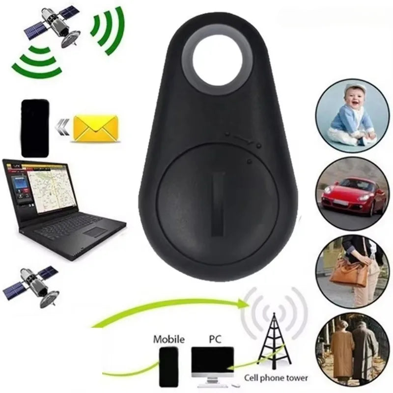 Mini Fashion Smart Dog Pets Bluetooth 4.0 GPS Tracker Anti-lost Alarm Tag Wireless Child Bag Wallet Key Finder Locator