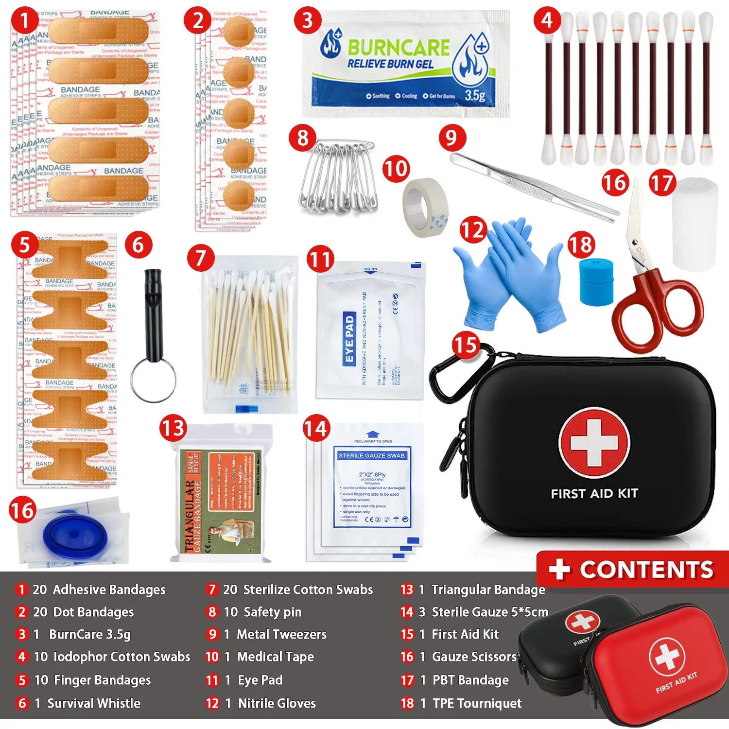 Ultimate Multi-Purpose First Aid Kit - Portable Emergency Medical Bag for Home, Camping, and Outdoor Adventures