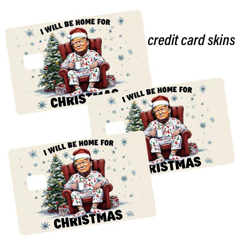 Trump 2024 Waterproof Credit Card Skin - Stylish Debit Card Cover for MAGA Fans, Perfect for Christmas!