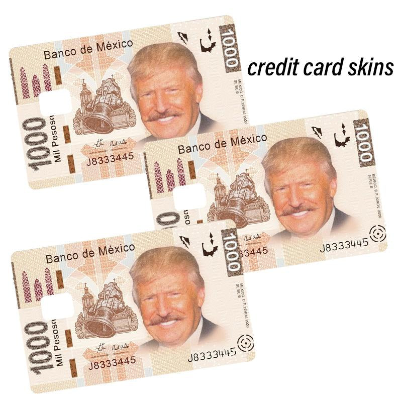 Trump 2024 Waterproof Credit Card Skin - Stylish Debit Card Cover for MAGA Fans, Perfect for Christmas!