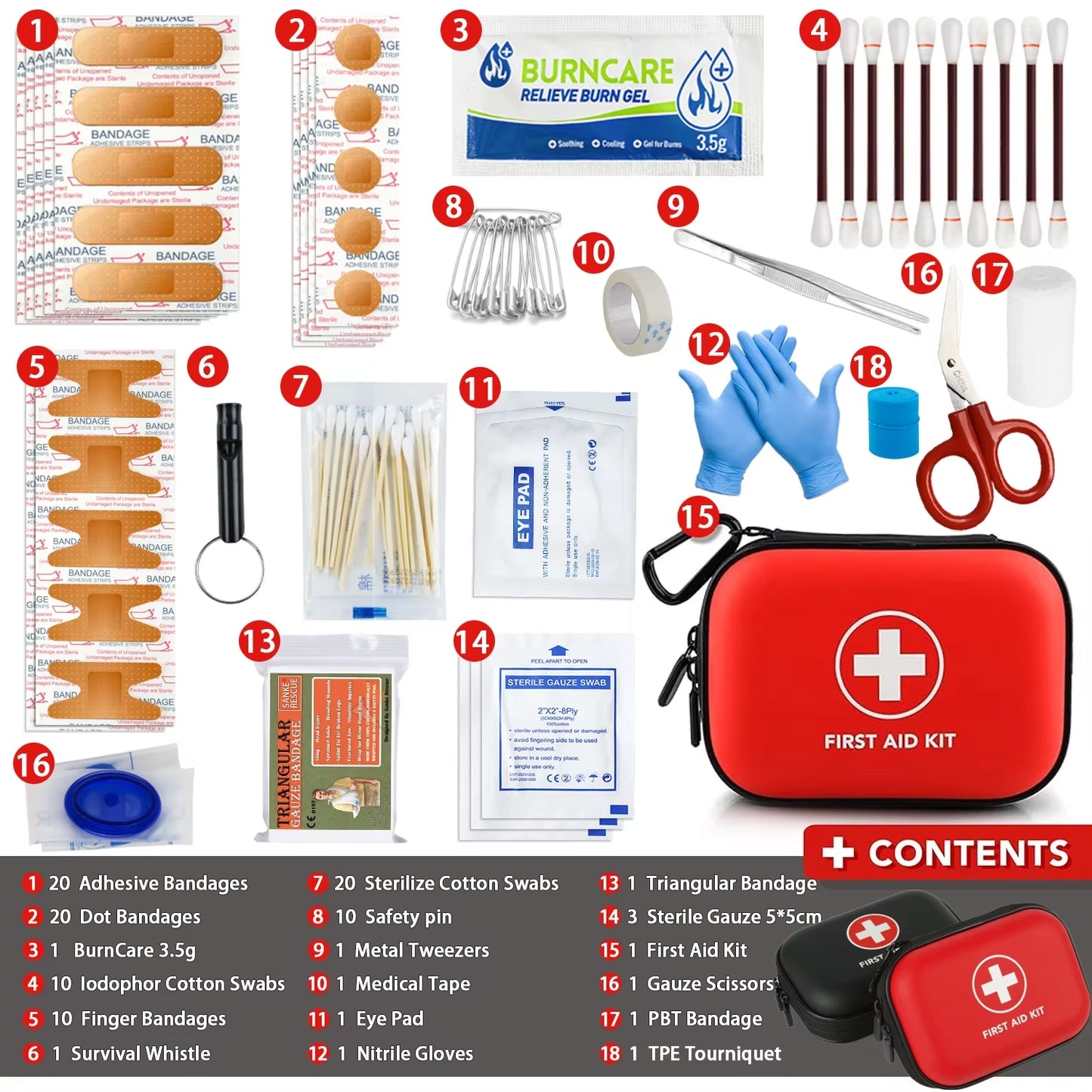 Ultimate Multi-Purpose First Aid Kit - Portable Emergency Medical Bag for Home, Camping, and Outdoor Adventures