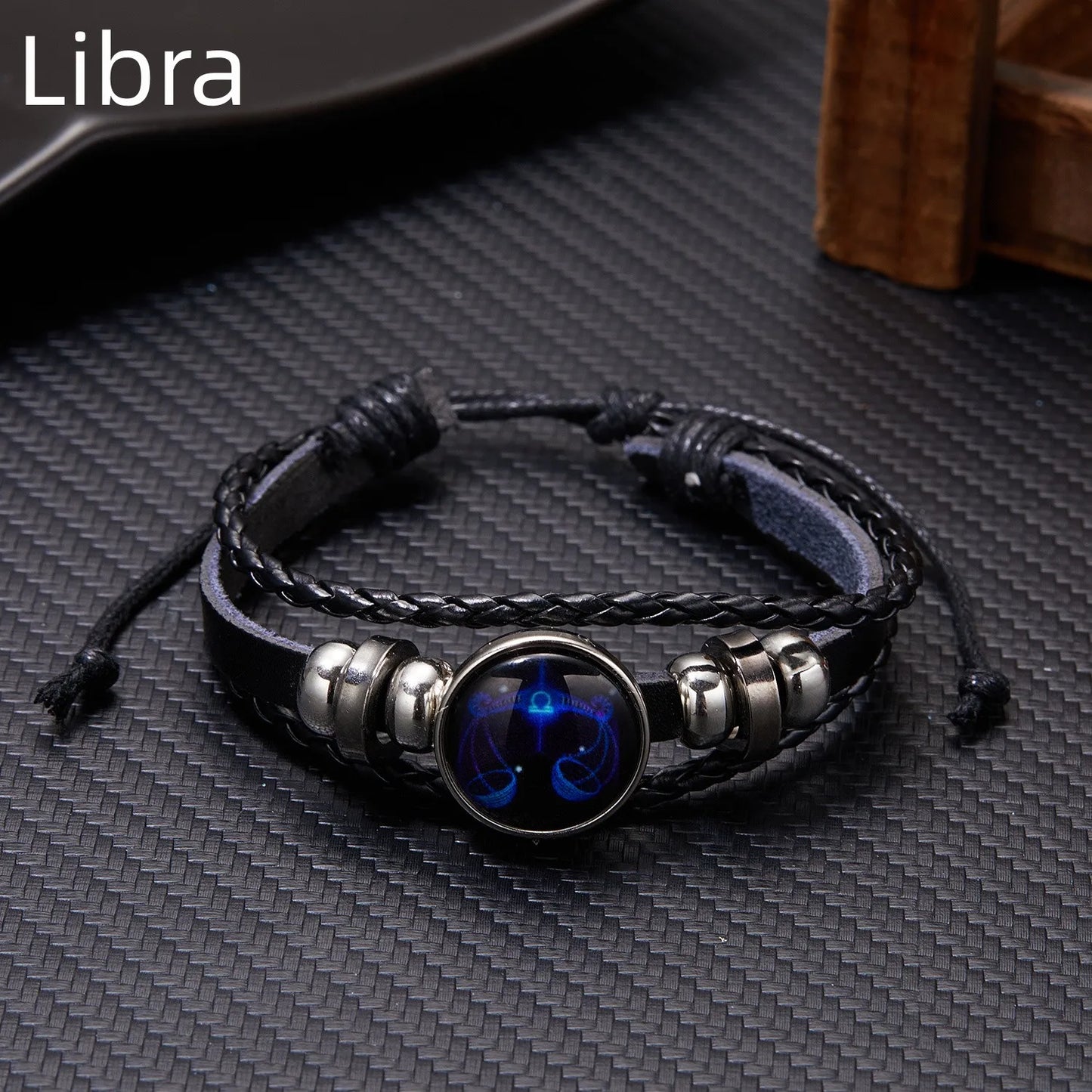 Luminous Zodiac Sign Charm Bracelets - Vintage Multilayer Leather Wrap for Men & Women - Perfect Birthday Gift!