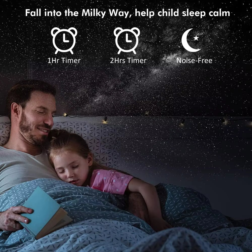 Transform Your Child's Room with the 12-in-1 4K HD Star Projector Night Light - Perfect Valentine's Gift! 360° Rotating Galaxy Lamp for Magical Nights!