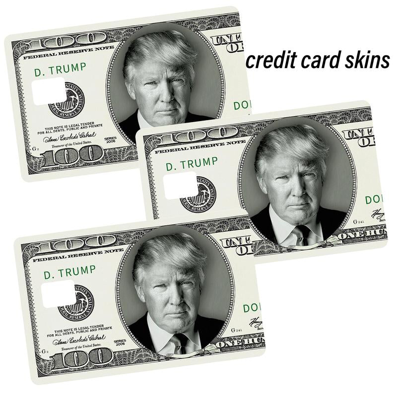 Trump 2024 Waterproof Credit Card Skin - Stylish Debit Card Cover for MAGA Fans, Perfect for Christmas!